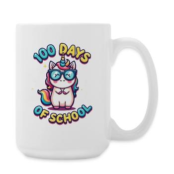 100th Day Of School 100 Day Of School Kids - Large Mug 440 ml - white - Right