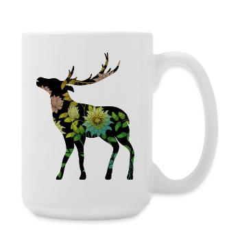 Deer - Large Mug 440 ml - white - Right