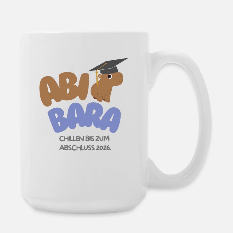 AbiBara 2026 Chilling until graduation - Large Mug 440 ml - white