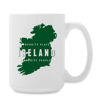 Lieu préféré d’Irlande Personnes préférées - Grande tasse 440 ml - blanc - Droite