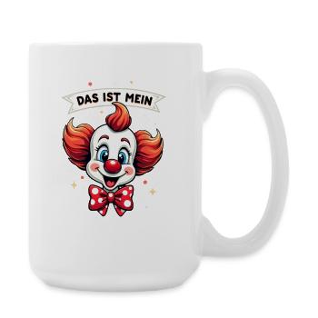 Carnival Clown Costume Carnival Carnival - Large Mug 440 ml - white - Right