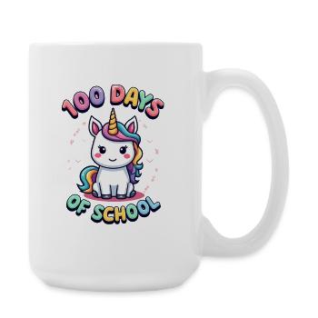 100th Day Of School 100 Day Of School Kids - Large Mug 440 ml - white - Right