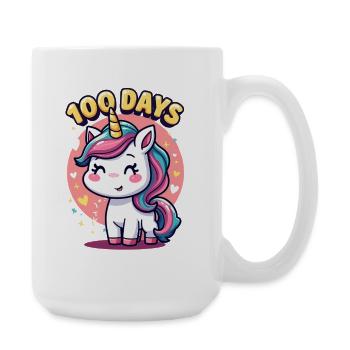 100th Day Of School 100 Day Of School Kids - Large Mug 440 ml - white - Right