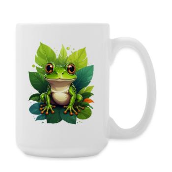 Frosch - Große Tasse 440 ml - Weiß - Rechts