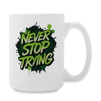Artistic cycling, artistic cycling, indoor cycling - Large Mug 440 ml - white - Right