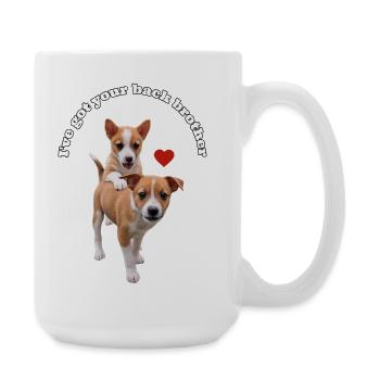 Podengo - I got your back - Large Mug 440 ml - white - Right