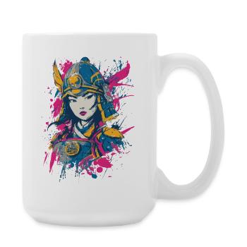 Samurai Warrior - Large Mug 440 ml - white - Right