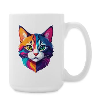 Cat - Large Mug 440 ml - white - Right