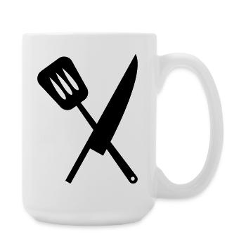 Chef - Kitchen - Cook - Large Mug 440 ml - white - Right