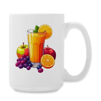 Multivitaminsaft - Große Tasse 440 ml - Weiß - Rechts