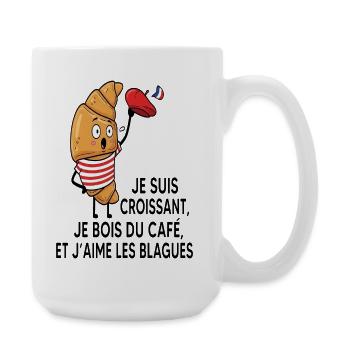 crescent - Large Mug 440 ml - white - Right