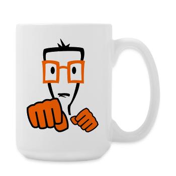 Boxer Fighter Boy - Grande tasse 440 ml - blanc - Droite