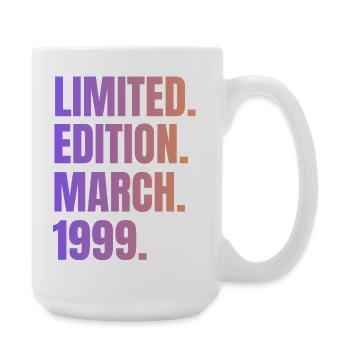 Vintage Birthday March 1999 - Large Mug 440 ml - white - Right