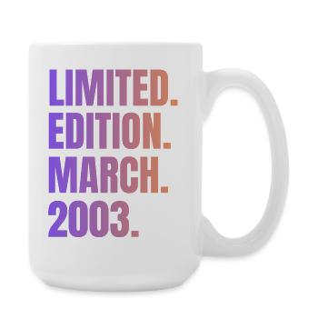 Édition Limitée Mars 2003 - Grande tasse 440 ml - blanc - Droite