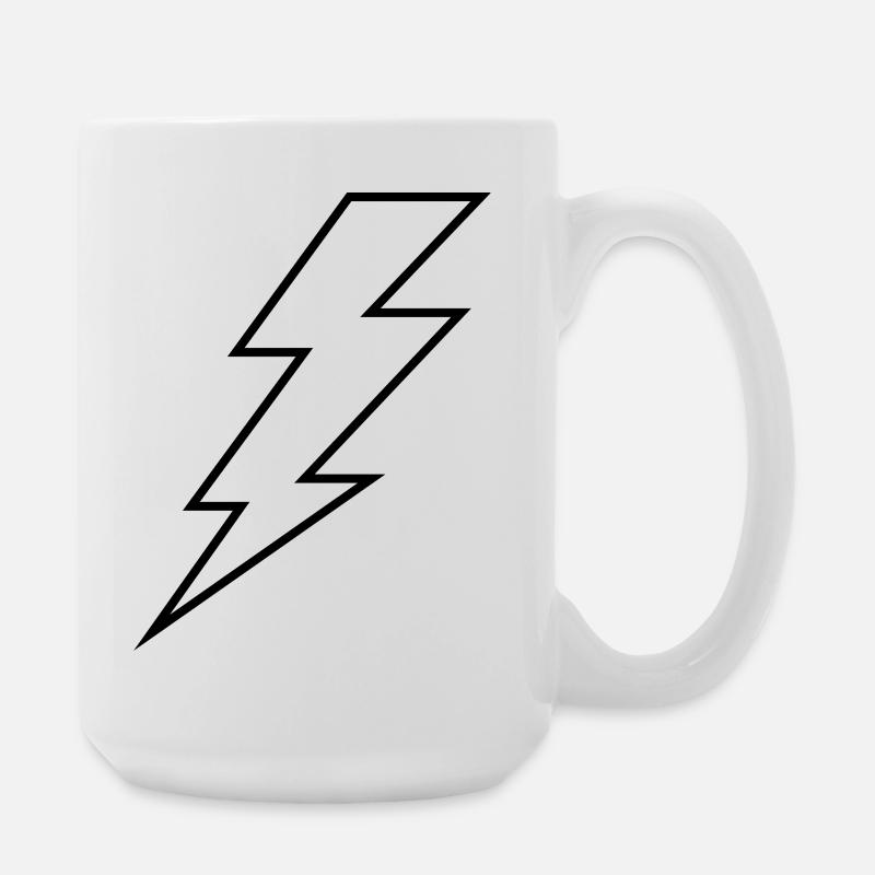 Blitz - Große Tasse 440 ml - Weiß
