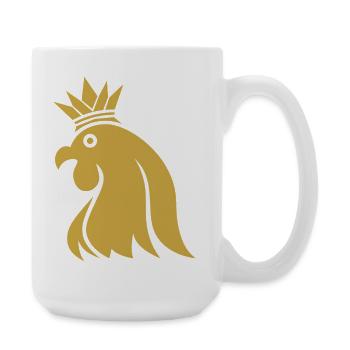 King of the Day - Große Tasse 440 ml - Weiß - Rechts