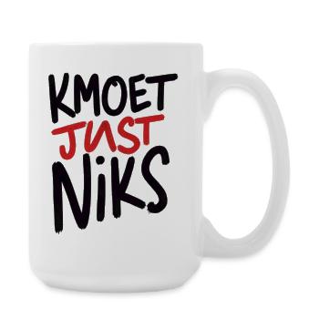 Just Niks Graffiti Red Black - Large Mug 440 ml - white - Right