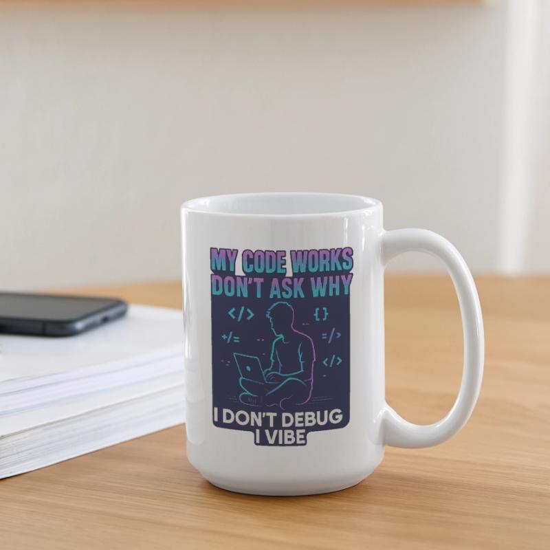 My Code Works Don't Ask Why – Funny Programming Large Mug 440 ml