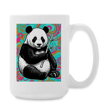 panda - Grande tasse 440 ml - blanc - Droite