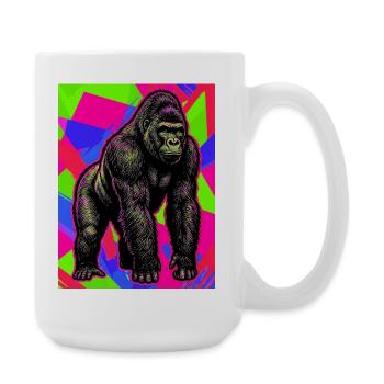 gorilla - Large Mug 440 ml - white - Right
