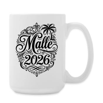Malle 2026 Palme Majorque - Grande tasse 440 ml - blanc - Droite