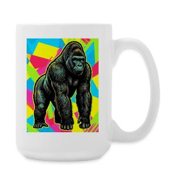 gorilla - Large Mug 440 ml - white - Right