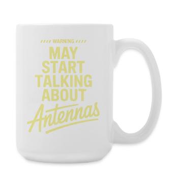 Antennes Talk Tee - Grande tasse 440 ml - blanc - Droite
