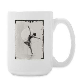 Dancer Tänzerin - Large Mug 440 ml - white - Right