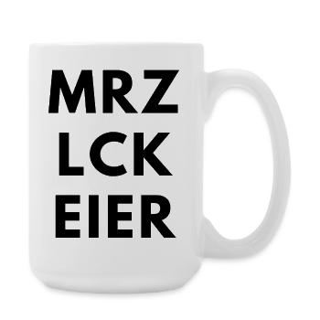 MRZ_LCK_EIER - Große Tasse 440 ml - Weiß - Rechts