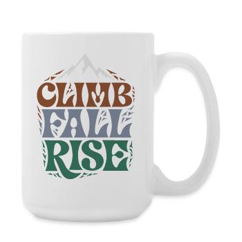Dawn Mountain and Foliage - Large Mug 440 ml - white - Right