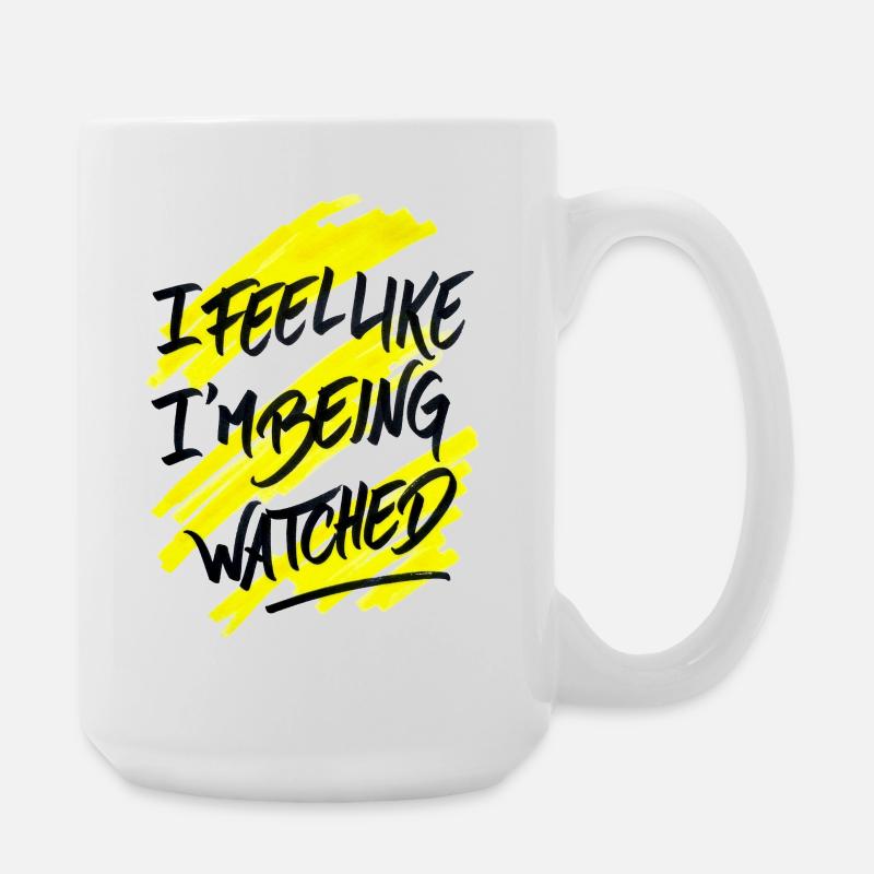 Watched - Large Mug 440 ml - white