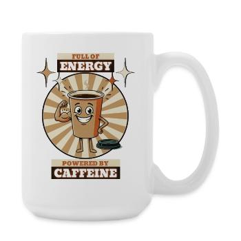 Coffee cup energy - Large Mug 440 ml - white - Right