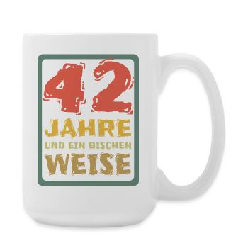 42 - Große Tasse 440 ml - Weiß - Rechts
