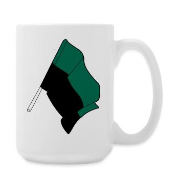 Texel-Flagge – Inselstolz - Große Tasse 440 ml - Weiß - Rechts