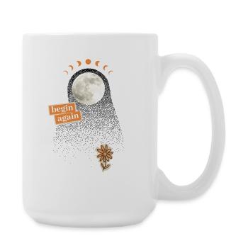 Nouveau départ : recommencer - Grande tasse 440 ml - blanc - Droite