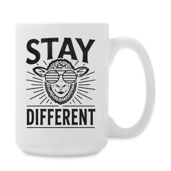 Stay Different Nerd Humor - Large Mug 440 ml - white - Right