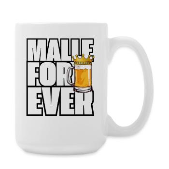 Malle For Ever Beer Mug Crown - Large Mug 440 ml - white - Right