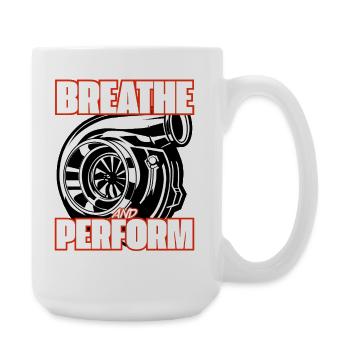 Turbocompresseur - Grande tasse 440 ml - blanc - Droite