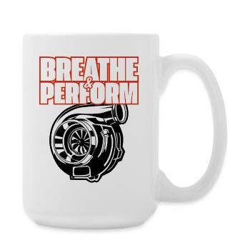 Turbo Boost Mode - Large Mug 440 ml - white - Right