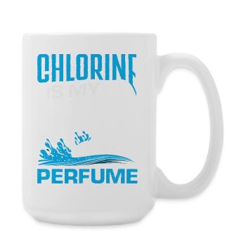 Lustige Schwimmer Sprüche & Schwimmverein Design - Große Tasse 440 ml - Weiß - Rechts