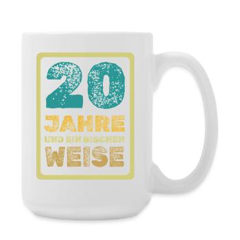 20 - Große Tasse 440 ml - Weiß - Rechts