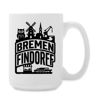Bremen Findorff – Home & District - Large Mug 440 ml - white - Right
