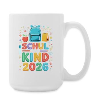 School Child 2026 School Enrollment 2026 Back to School - Large Mug 440 ml - white - Right