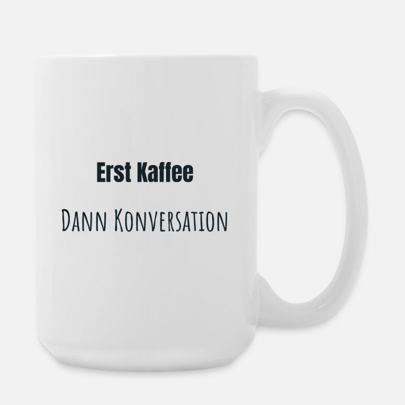 Coffee first, please - Large Mug 440 ml - white