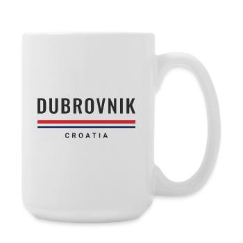 Ville de Dubrovnik, Croatie - Grande tasse 440 ml - blanc - Droite