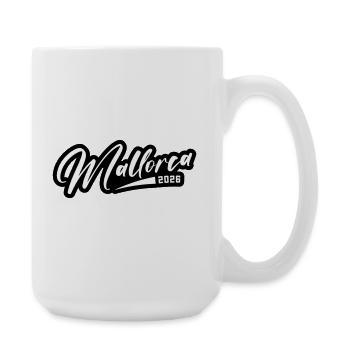 Mallorca 2026 lettering - Large Mug 440 ml - white - Right