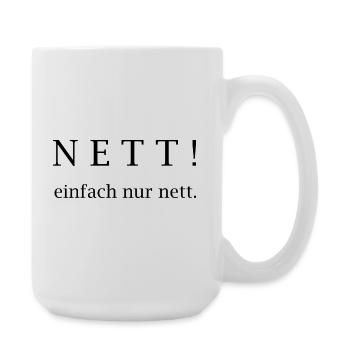 Nice! just nice. - Large Mug 440 ml - white - Right