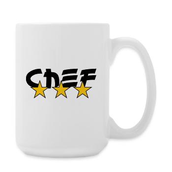 Chef - Kitchen - Cook - Large Mug 440 ml - white - Right