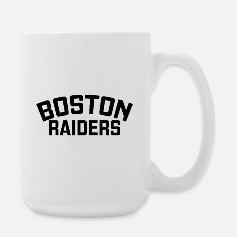 Boston Raiders - Große Tasse 440 ml - Weiß