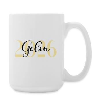 Türkische Braut Gelin 2026 - Große Tasse 440 ml - Weiß - Rechts
